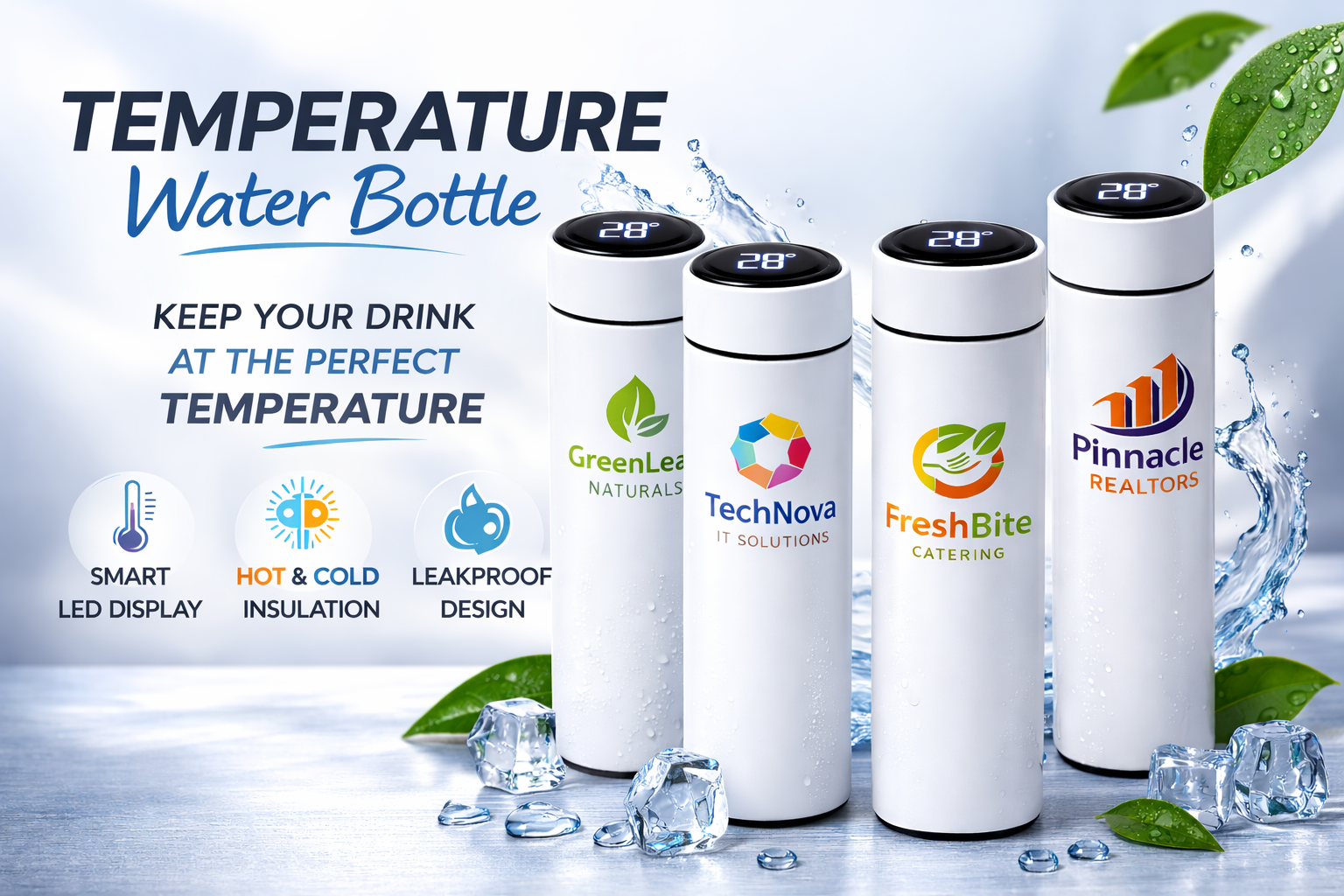 Temperature Display Smart Bottle